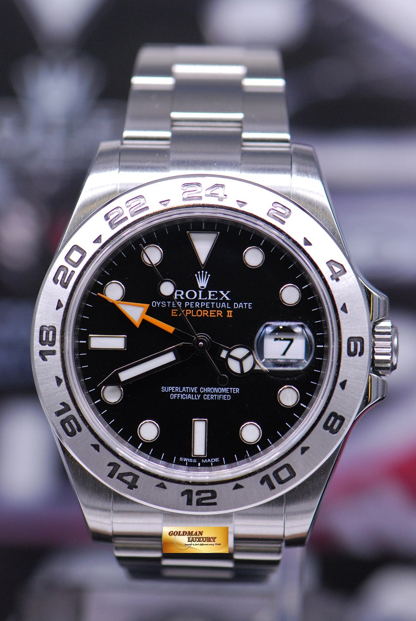 [SOLD] ROLEX OYSTER PERPETUAL EXPLORER II REF 216570 BLACK (MINT)