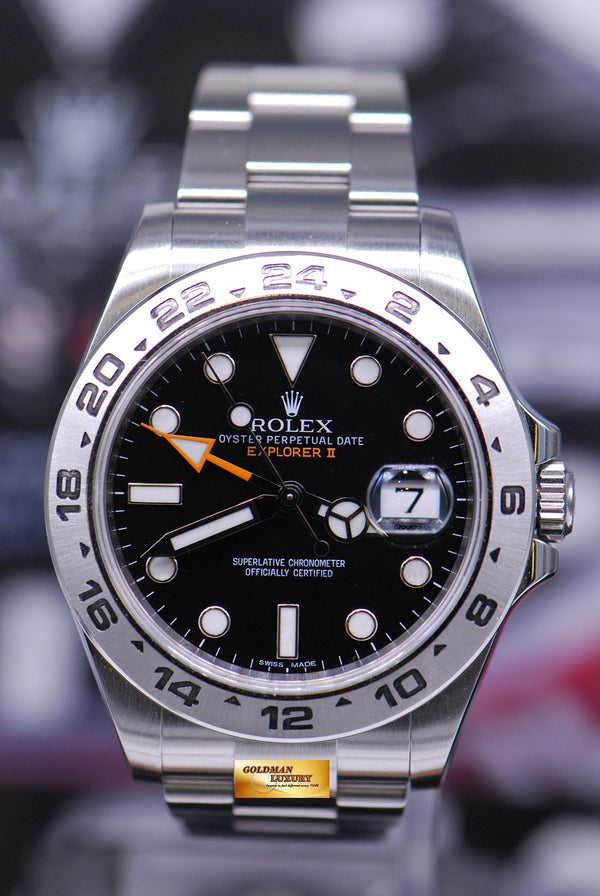 [SOLD] ROLEX OYSTER PERPETUAL EXPLORER II REF 216570 BLACK (MINT)