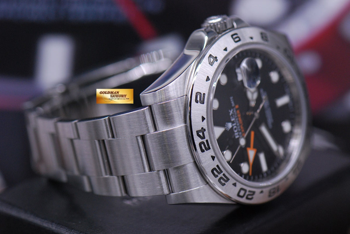 [SOLD] ROLEX OYSTER PERPETUAL EXPLORER II REF 216570 BLACK (MINT)