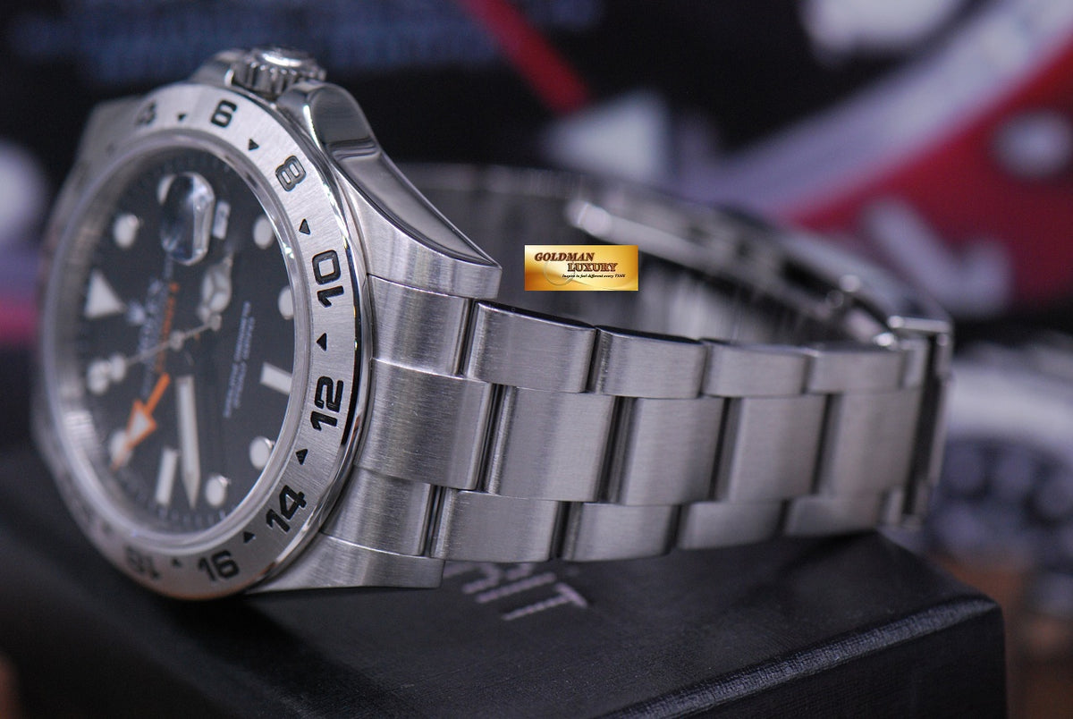[SOLD] ROLEX OYSTER PERPETUAL EXPLORER II REF 216570 BLACK (MINT)