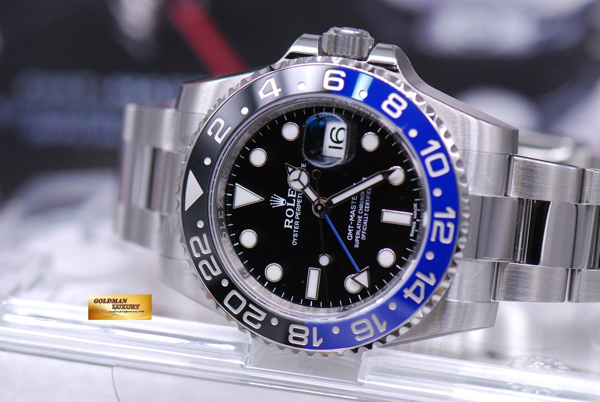 [SOLD] ROLEX OYSTER PERPETUAL GMT-MASTER II "BATMAN" CERAMIC (NEW-UNWORN)