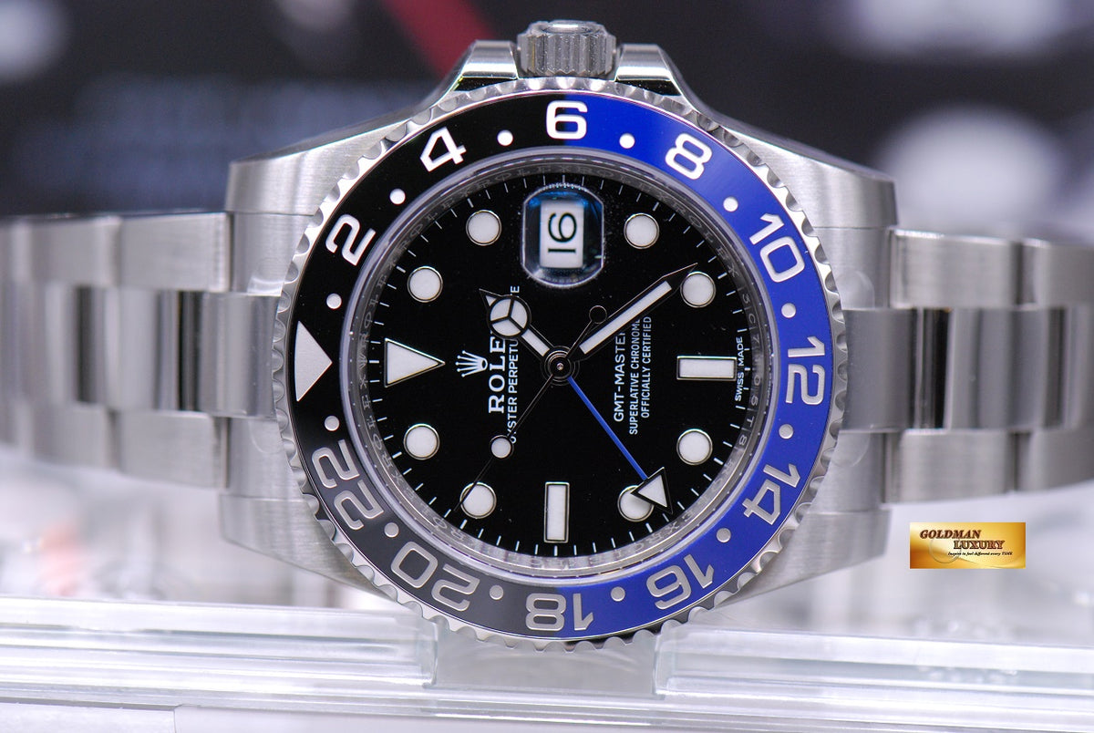 [SOLD] ROLEX OYSTER PERPETUAL GMT-MASTER II "BATMAN" CERAMIC (NEW-UNWORN)