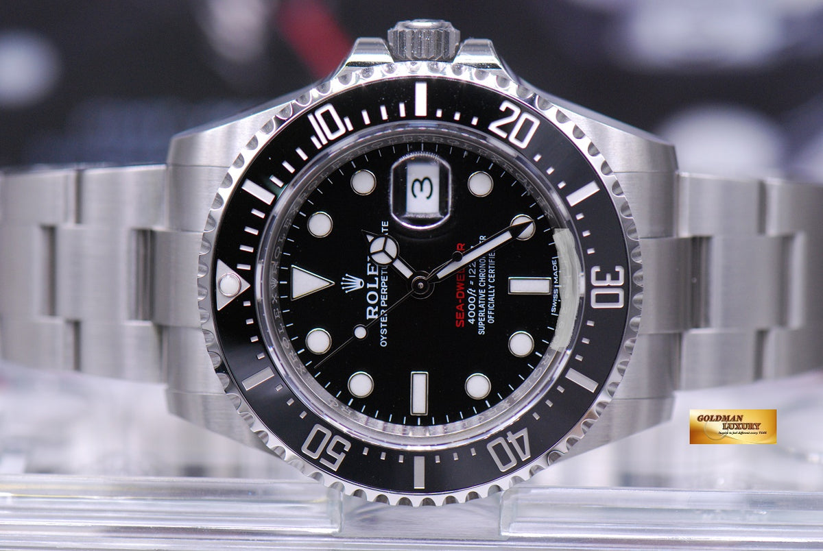 [SOLD] ROLEX OYSTER RED SEA-DWELLER 50TH ANNIVERSARY CERAMIC Ref : 126600 (NEW-UNWORN)