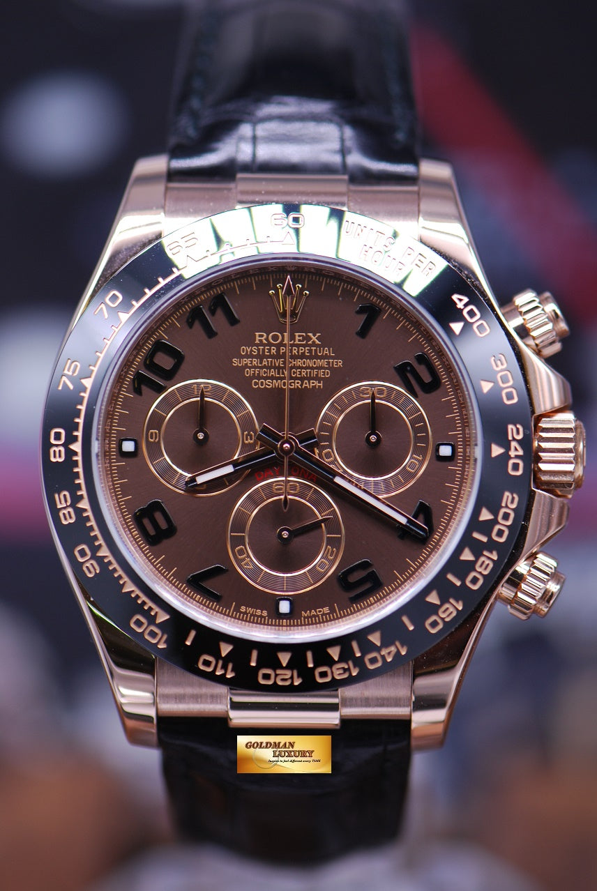 [SOLD] ROLEX OYSTER COSMOGRAPH DAYTONA 18K EVEROSE GOLD Ref : 116515LN (MINT)