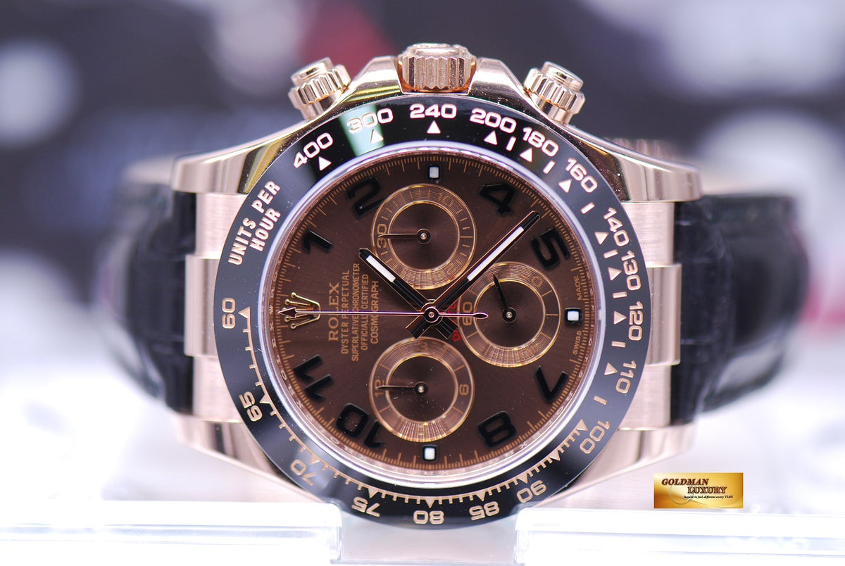 [SOLD] ROLEX OYSTER COSMOGRAPH DAYTONA 18K EVEROSE GOLD Ref : 116515LN (MINT)