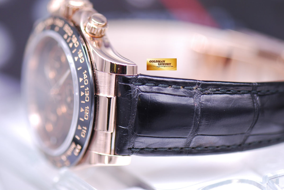 [SOLD] ROLEX OYSTER COSMOGRAPH DAYTONA 18K EVEROSE GOLD Ref : 116515LN (MINT)