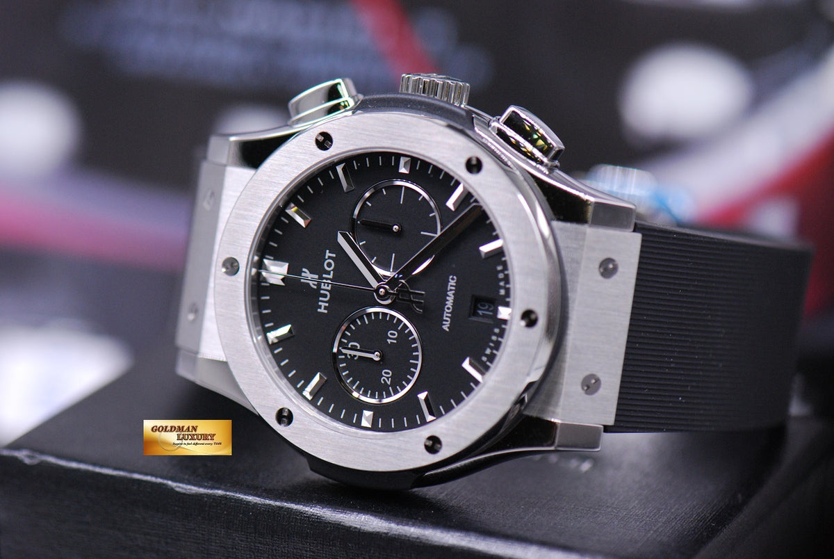 [SOLD] HUBLOT CLASSIC FUSION LADIES 38mm CHRONOGRAPH SS AUTOMATIC (NEW-UNWORN)