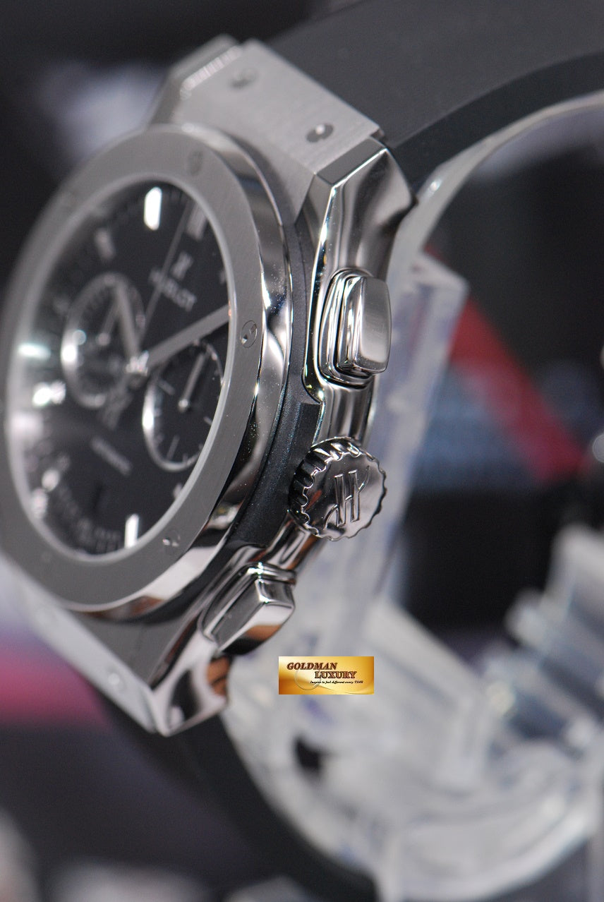 [SOLD] HUBLOT CLASSIC FUSION LADIES 38mm CHRONOGRAPH SS AUTOMATIC (NEW-UNWORN)