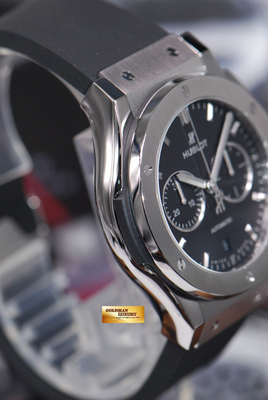 [SOLD] HUBLOT CLASSIC FUSION LADIES 38mm CHRONOGRAPH SS AUTOMATIC (NEW-UNWORN)