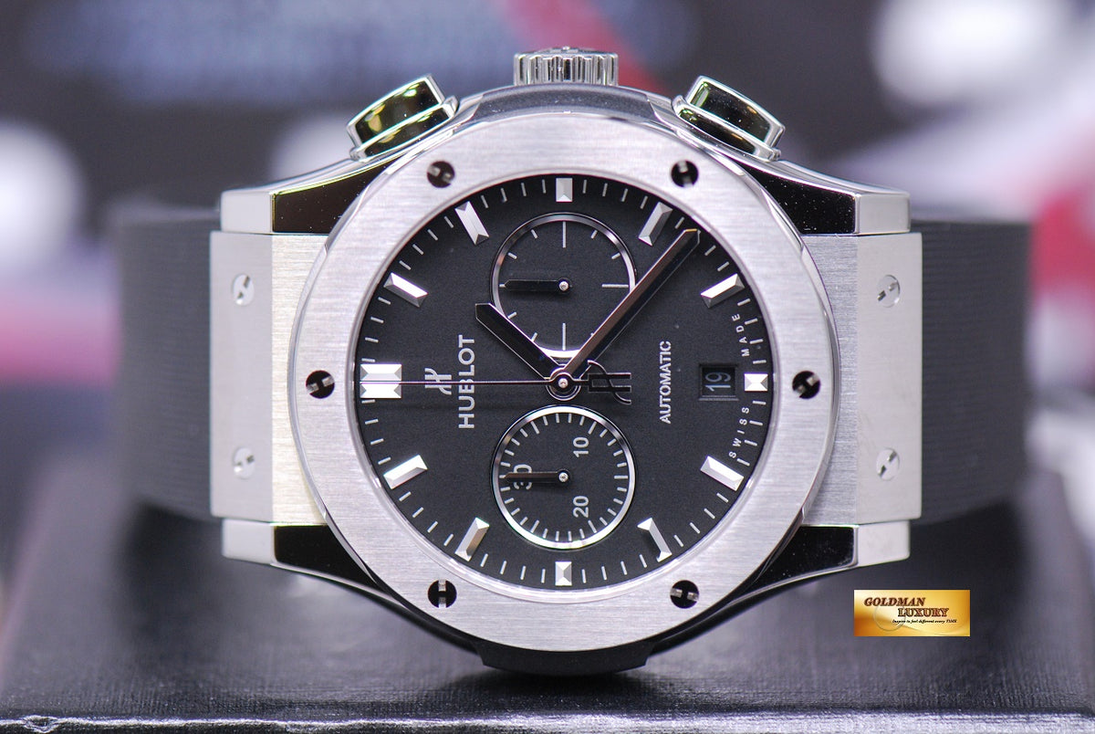 [SOLD] HUBLOT CLASSIC FUSION LADIES 38mm CHRONOGRAPH SS AUTOMATIC (NEW-UNWORN)