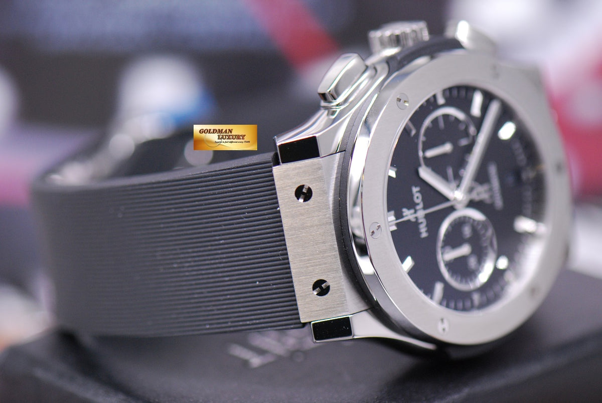 [SOLD] HUBLOT CLASSIC FUSION LADIES 38mm CHRONOGRAPH SS AUTOMATIC (NEW-UNWORN)