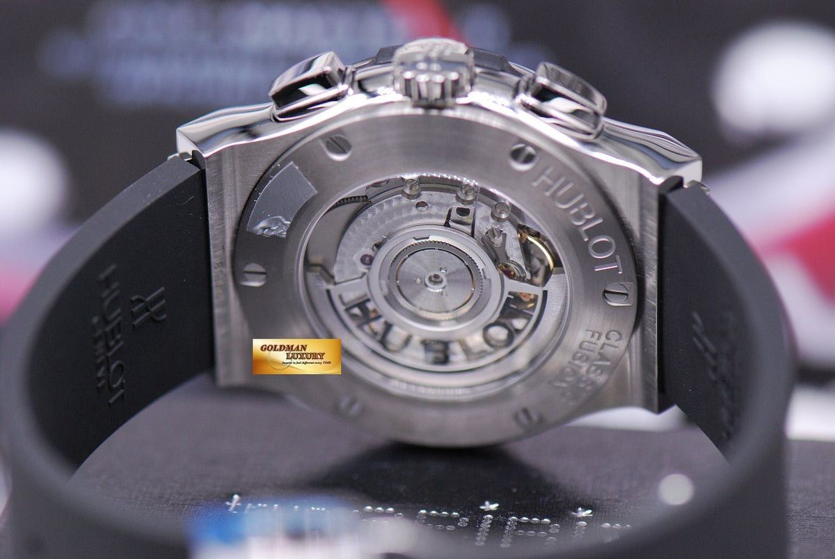 [SOLD] HUBLOT CLASSIC FUSION LADIES 38mm CHRONOGRAPH SS AUTOMATIC (NEW-UNWORN)