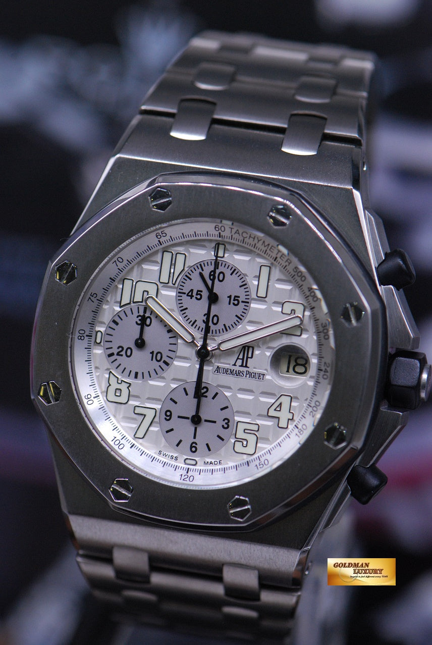 [SOLD] AUDEMARS PIGUET ROYAL OAK OFFSHORE TITANIUM CHRONOGRAPH 25721Ti (MINT)