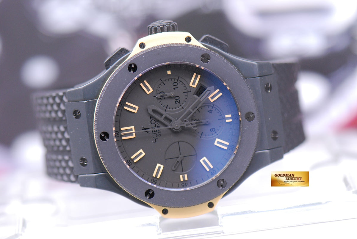 [SOLD] HUBLOT BIG BANG ST.TROPEZ BOUTIQUE CHRONOGRAPH FULL CERAMIC LIMITED EDITION OF 25 (MINT)