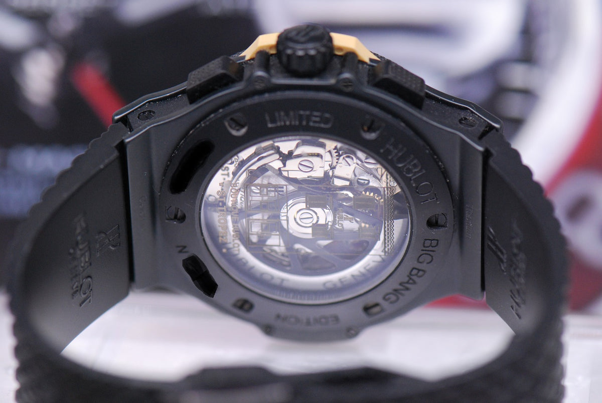 [SOLD] HUBLOT BIG BANG ST.TROPEZ BOUTIQUE CHRONOGRAPH FULL CERAMIC LIMITED EDITION OF 25 (MINT)