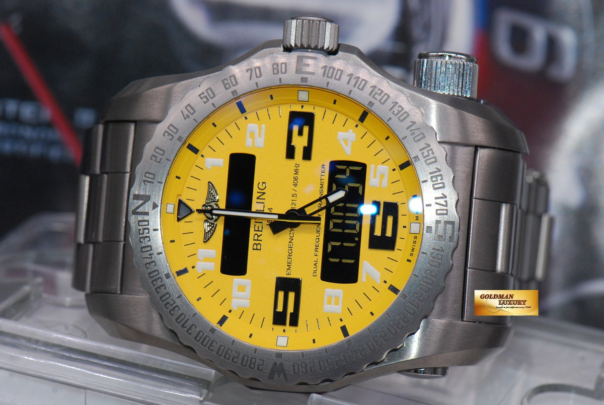 Breitling emergency 2 shop cobra yellow