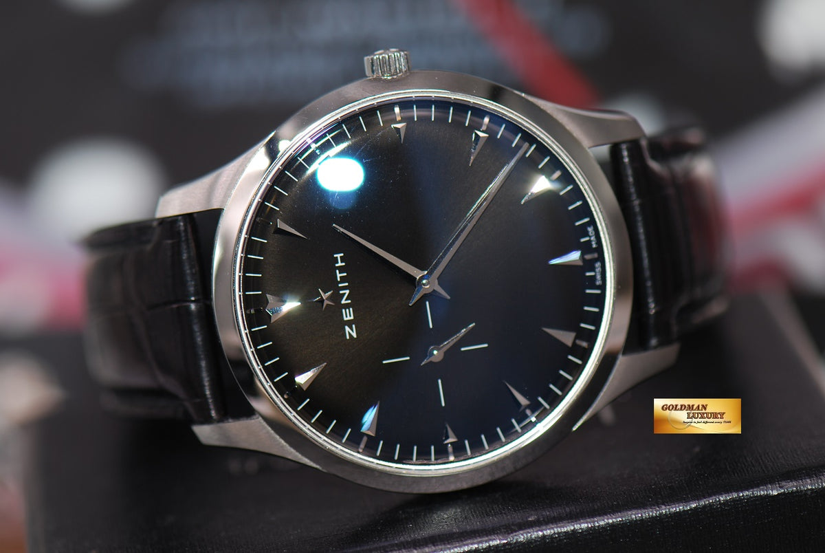 [SOLD] ZENITH HERITAGE ULTRA THIN 40mm AUTOMATIC BLACK (MINT)