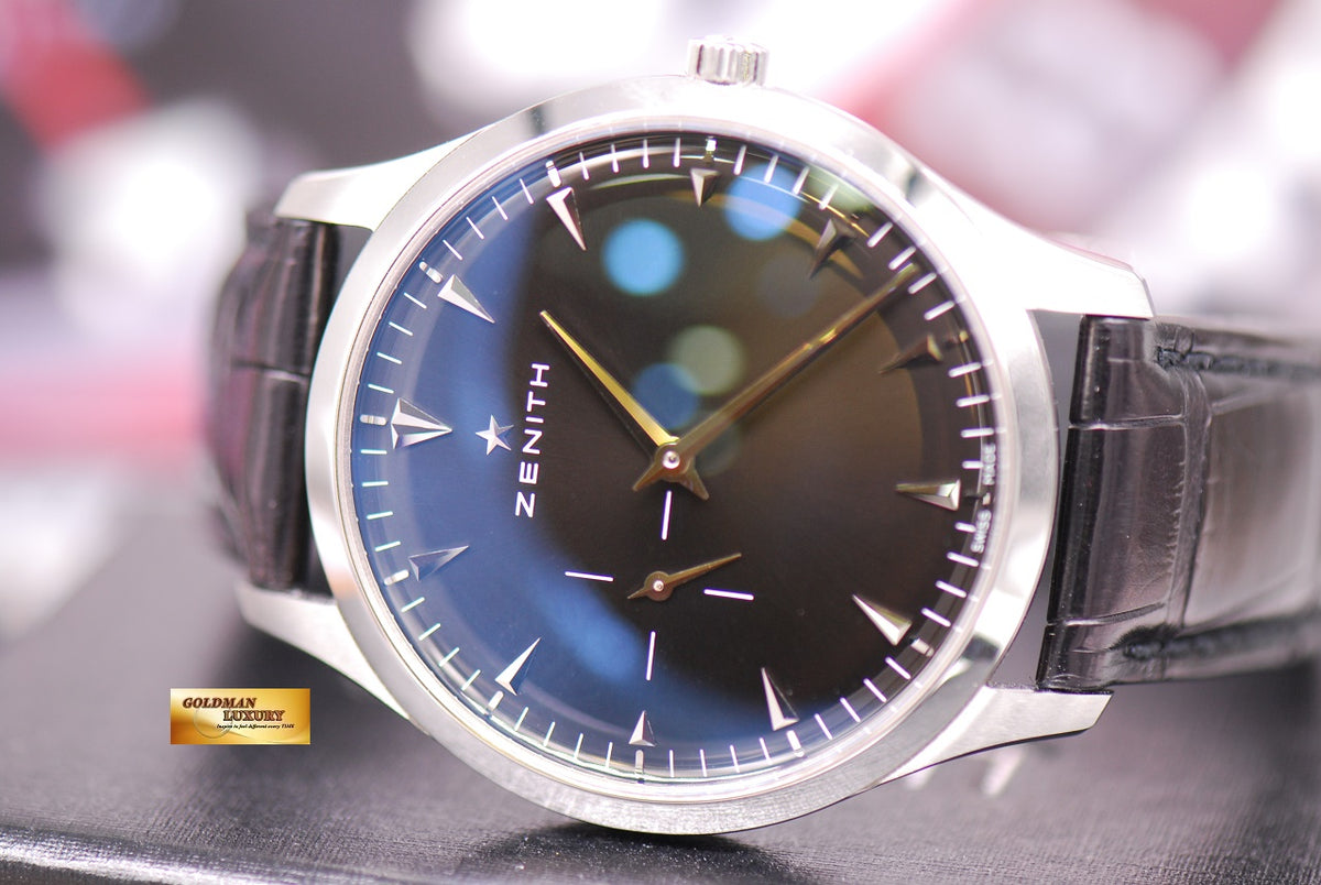[SOLD] ZENITH HERITAGE ULTRA THIN 40mm AUTOMATIC BLACK (MINT)