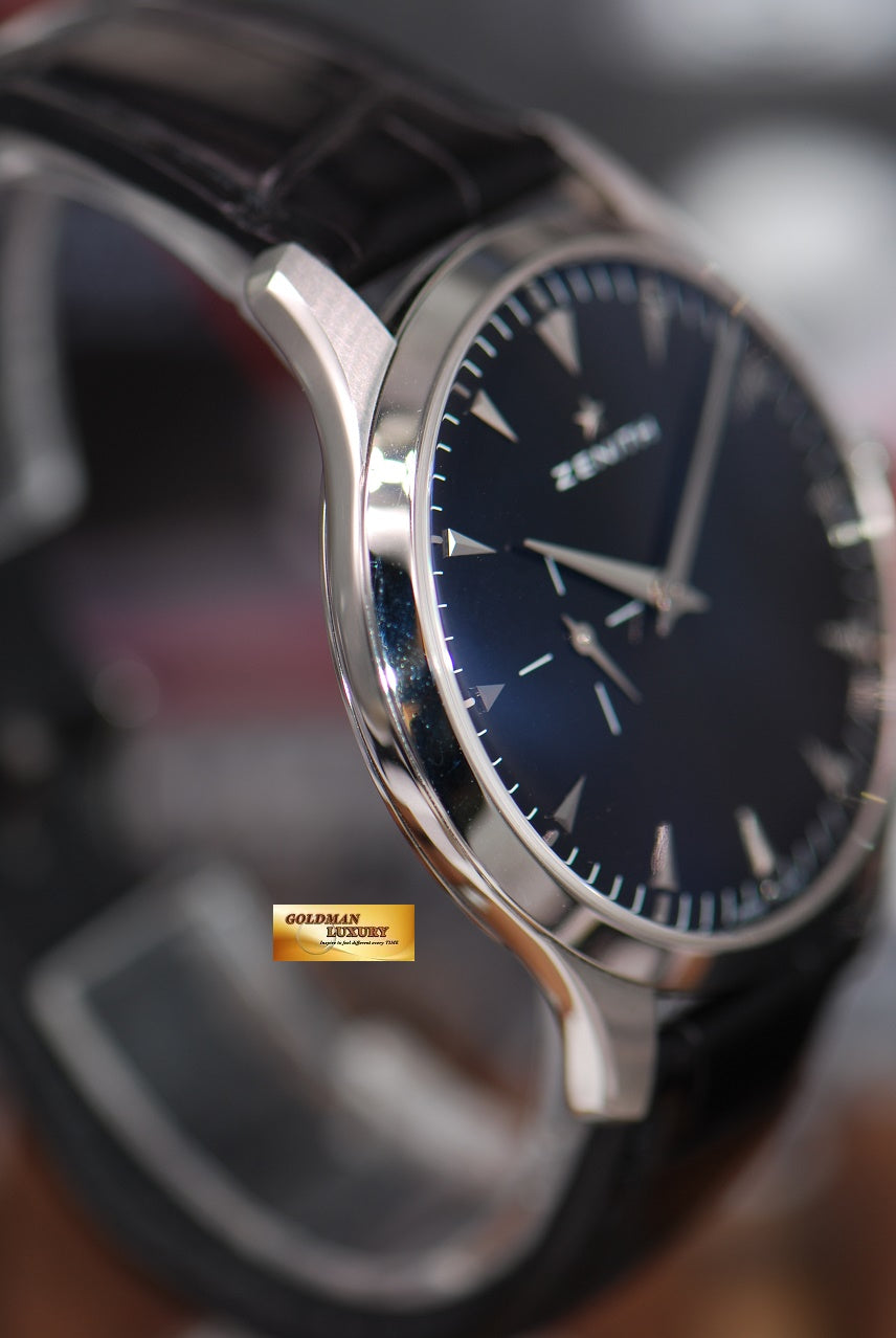 [SOLD] ZENITH HERITAGE ULTRA THIN 40mm AUTOMATIC BLACK (MINT)