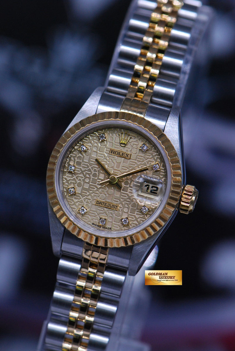 Rolex datejust computer face with diamonds outlet