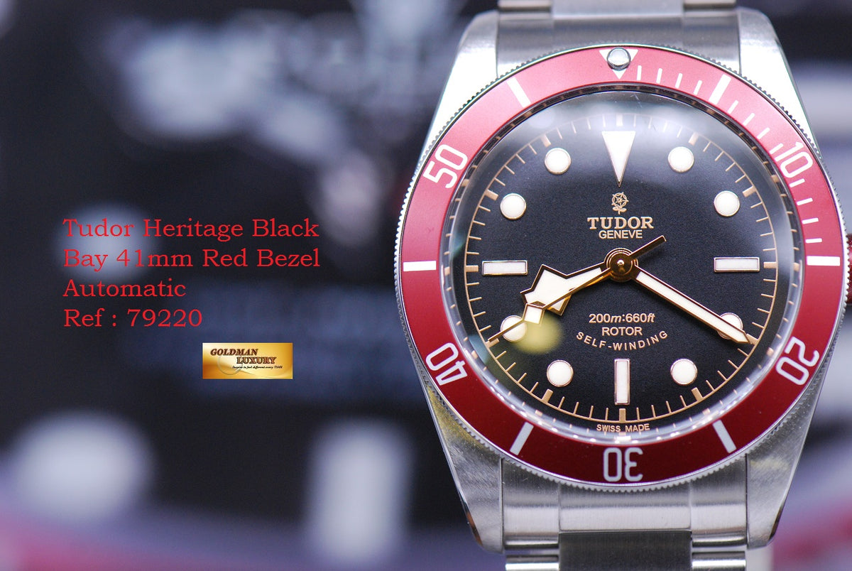[SOLD] TUDOR BLACK BAY HERITAGE 41mm RED BEZEL AUTOMATIC (NEW)
