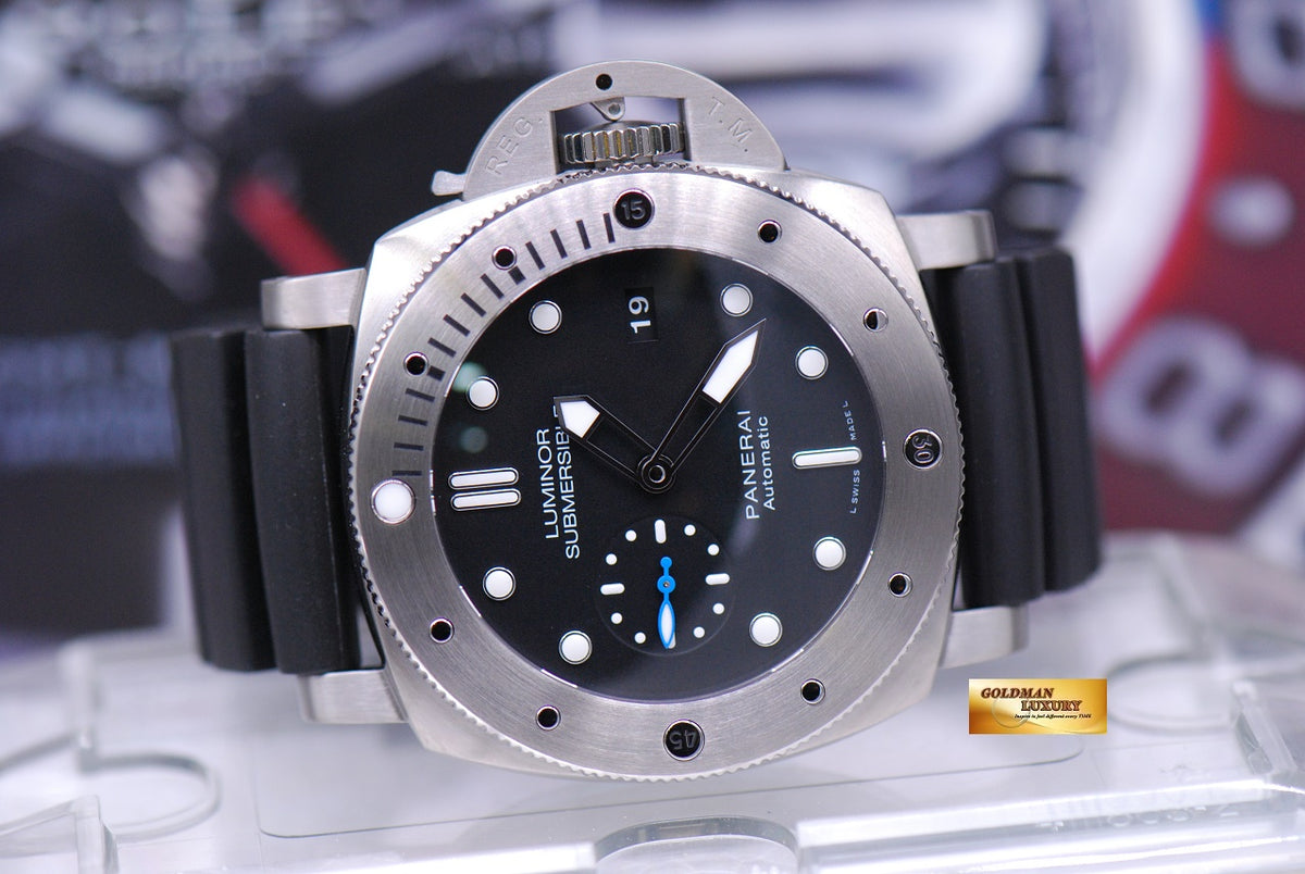 [SOLD] PANERAI LUMINOR SUBMERSIBLE 47mm TITANIUM AUTOMATIC PAM 1305 (NEW-UNWORN)