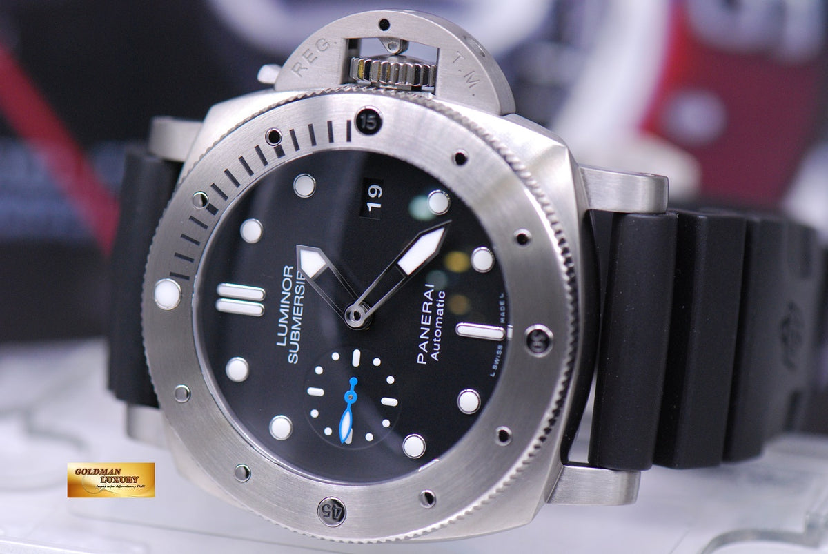 [SOLD] PANERAI LUMINOR SUBMERSIBLE 47mm TITANIUM AUTOMATIC PAM 1305 (NEW-UNWORN)