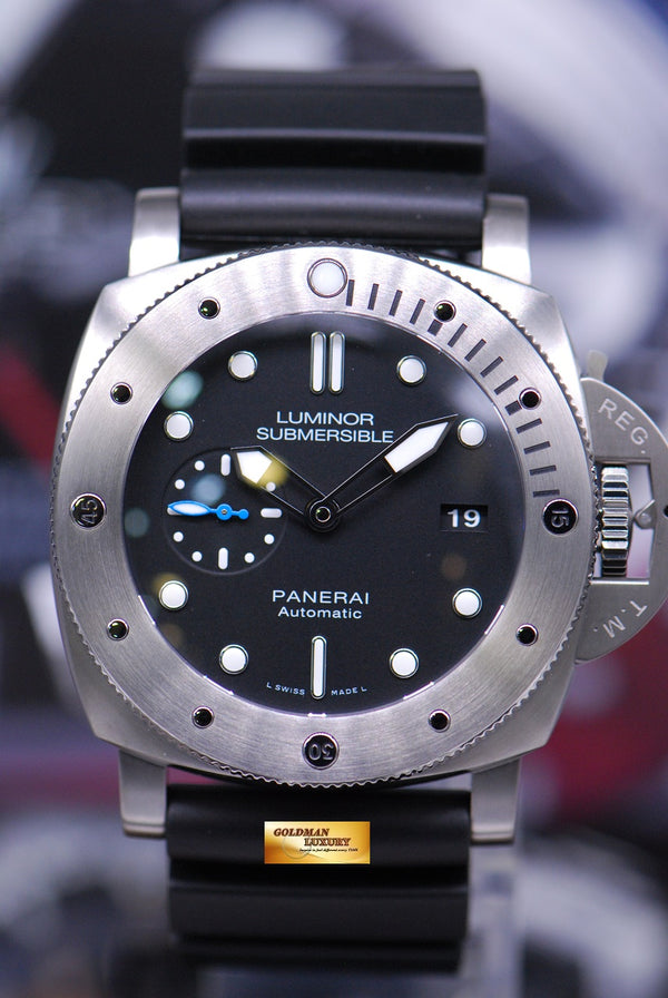 [SOLD] PANERAI LUMINOR SUBMERSIBLE 47mm TITANIUM AUTOMATIC PAM 1305 (NEW-UNWORN)