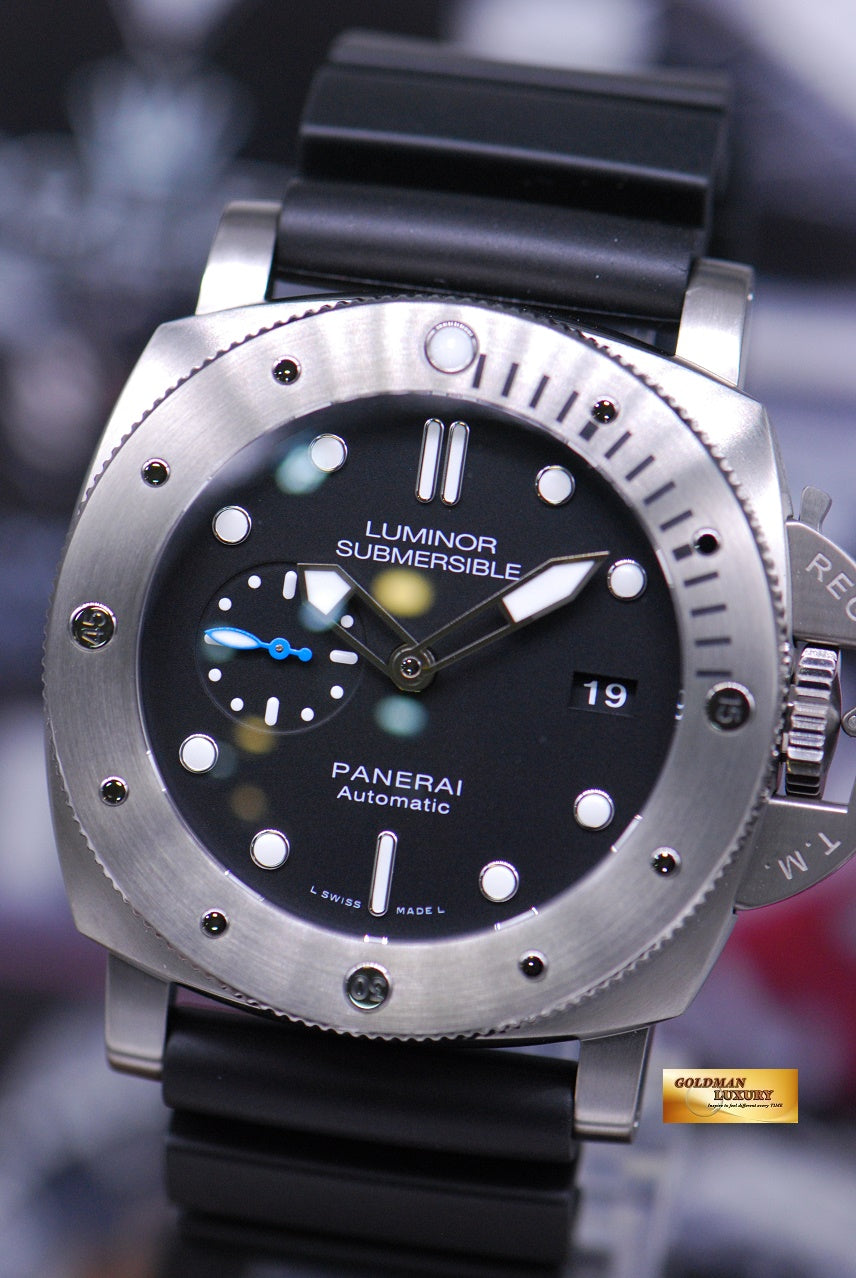 [SOLD] PANERAI LUMINOR SUBMERSIBLE 47mm TITANIUM AUTOMATIC PAM 1305 (NEW-UNWORN)