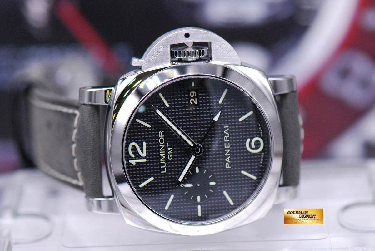 [SOLD] PANERAI LUMINOR GMT 40mm SS AUTOMATIC PAM 535 (NEW)