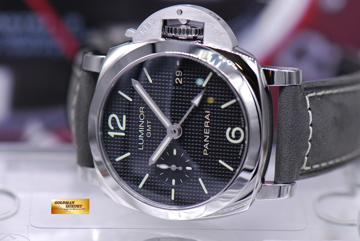 [SOLD] PANERAI LUMINOR GMT 40mm SS AUTOMATIC PAM 535 (NEW)