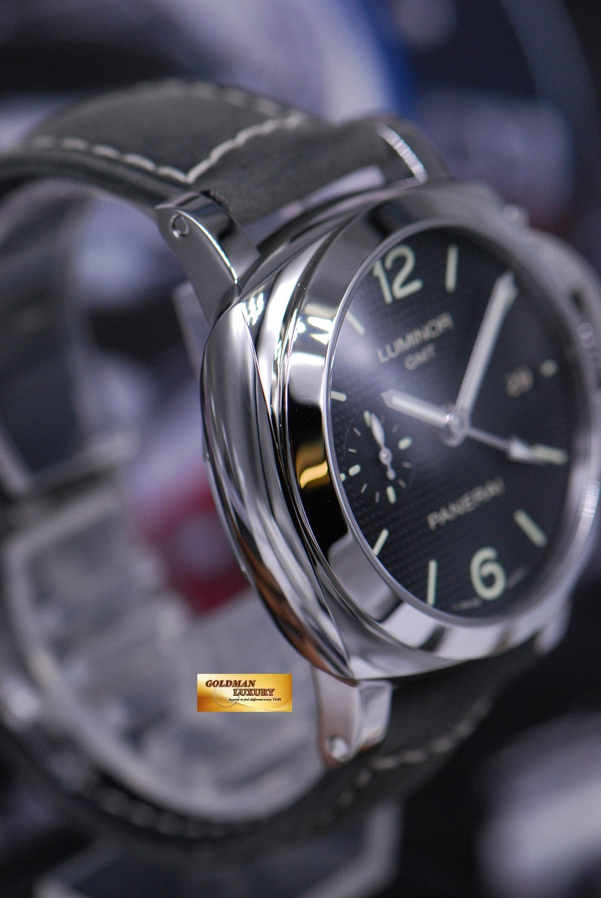 [SOLD] PANERAI LUMINOR GMT 40mm SS AUTOMATIC PAM 535 (NEW)