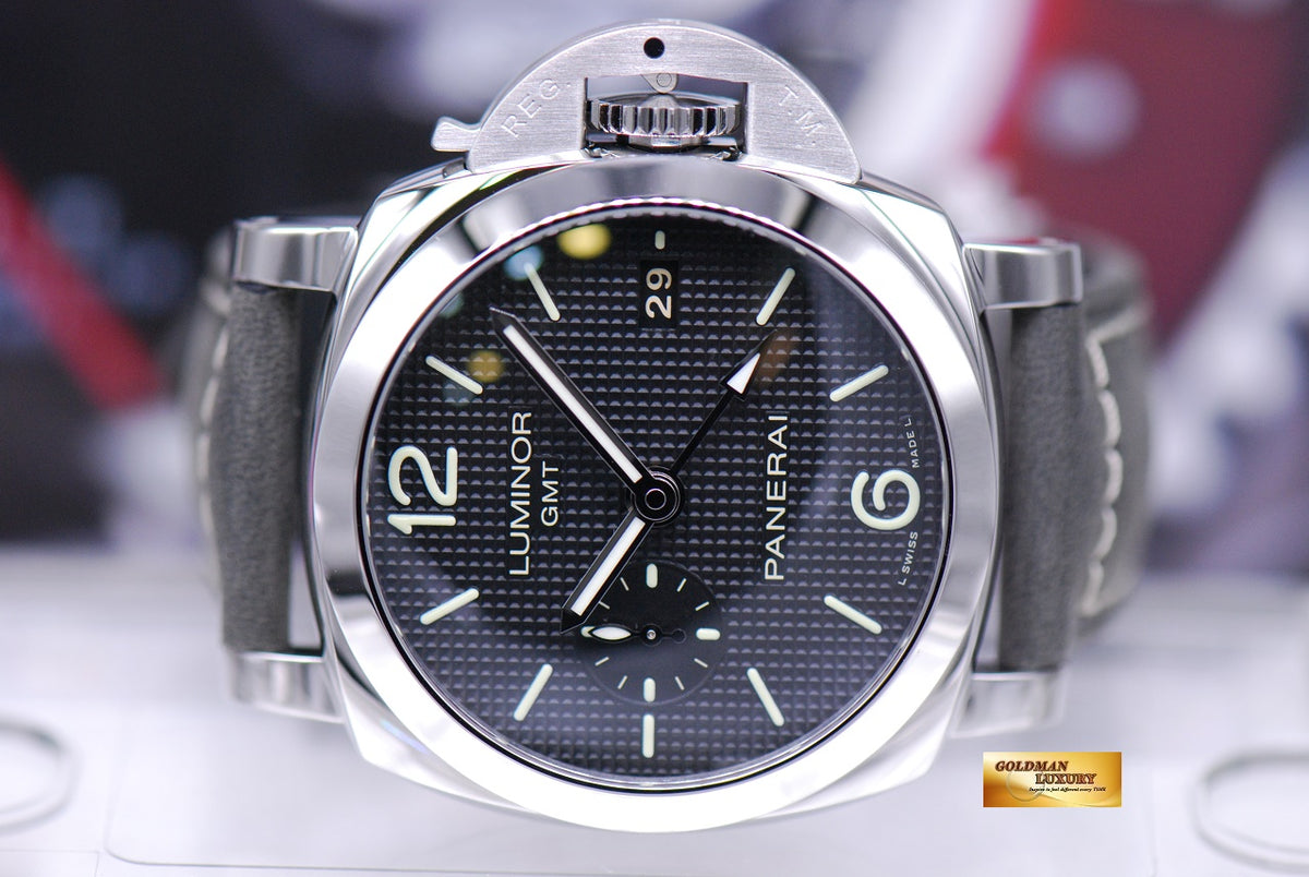 [SOLD] PANERAI LUMINOR GMT 40mm SS AUTOMATIC PAM 535 (NEW)