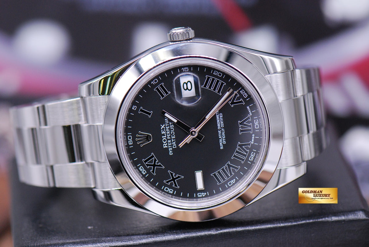 [SOLD] ROLEX OYSTER PERPETUAL DATEJUST II 41mm GREY DIAL 116300 (MINT)