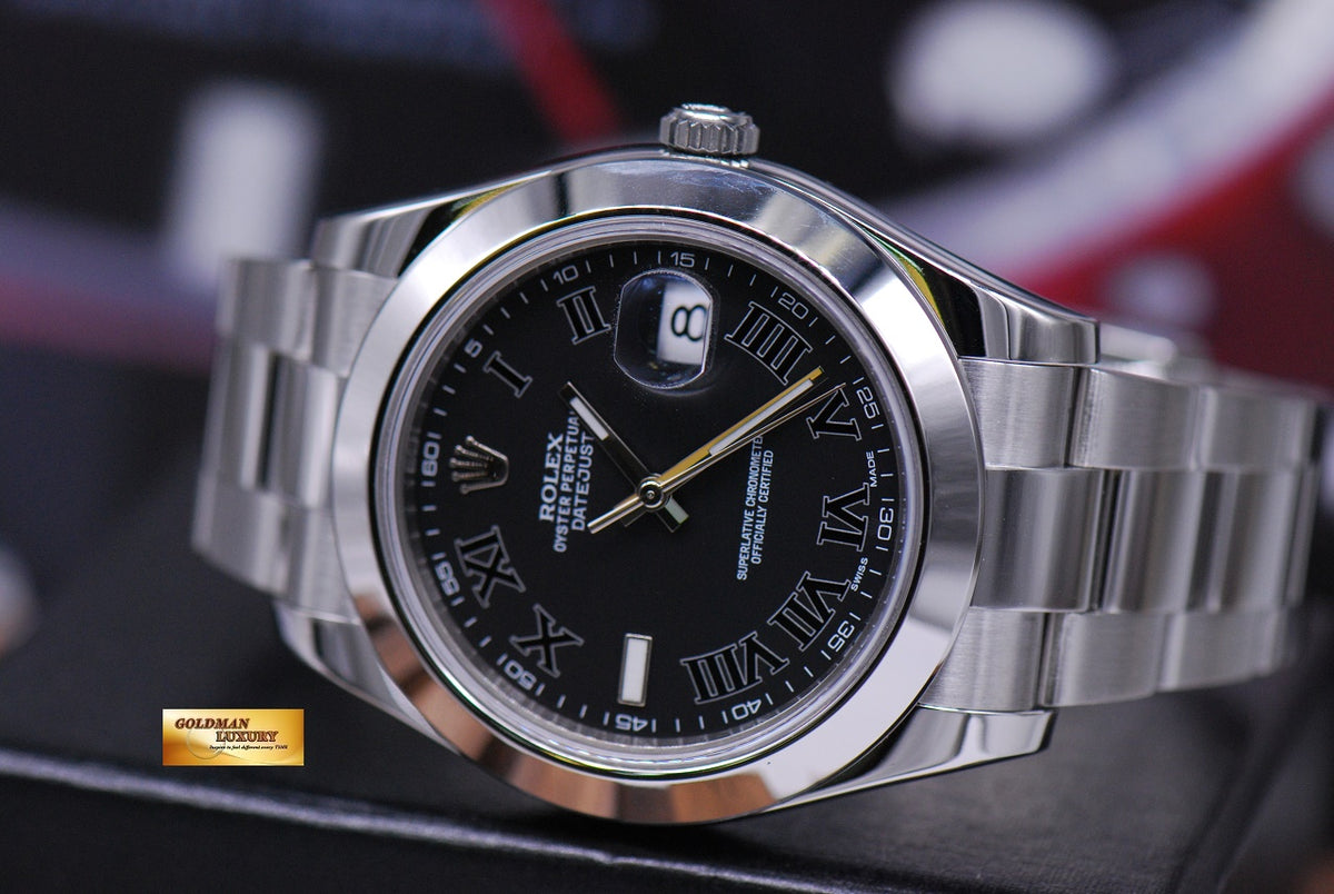 [SOLD] ROLEX OYSTER PERPETUAL DATEJUST II 41mm GREY DIAL 116300 (MINT)