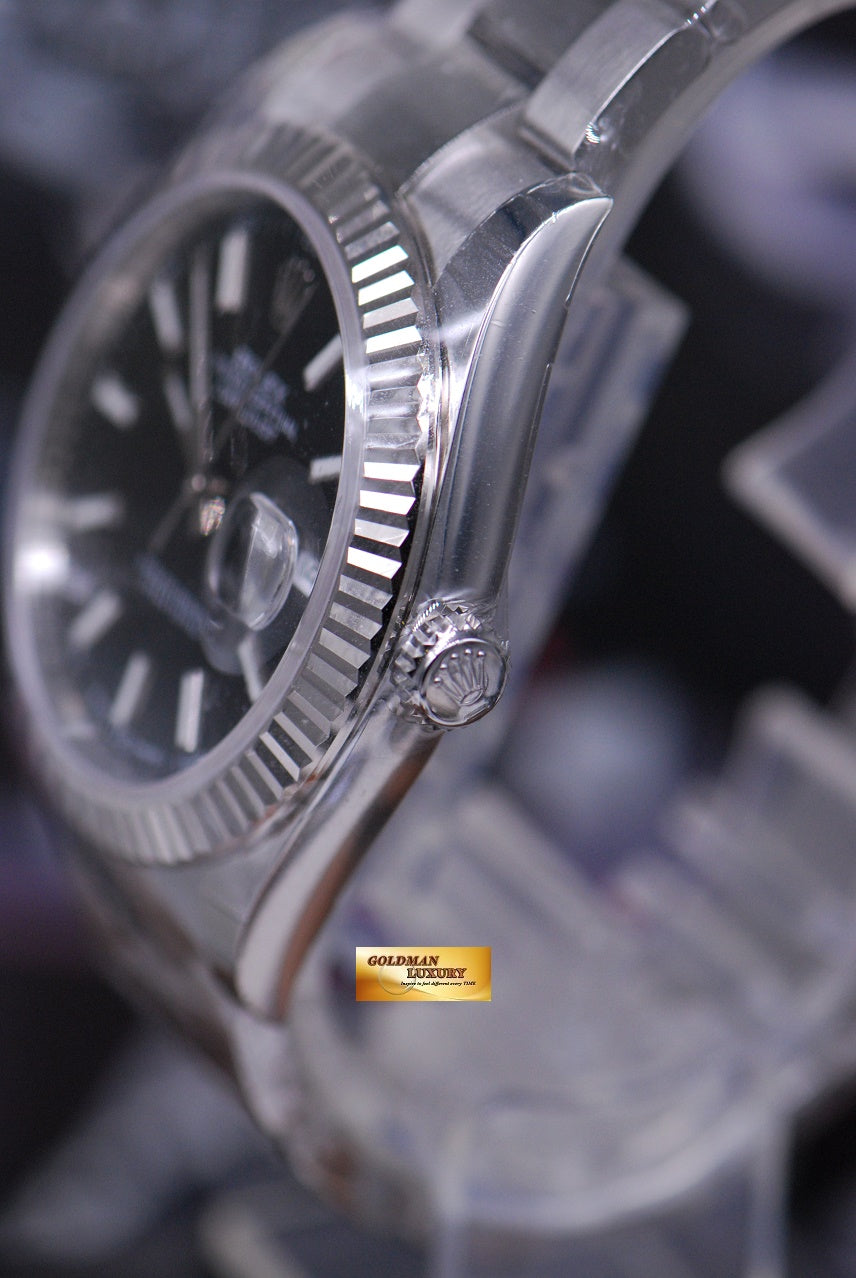 [SOLD] ROLEX OYSTER PERPETUAL DATEJUST 41 SS BLACK DIAL 126334 (NEW-UNWORN)