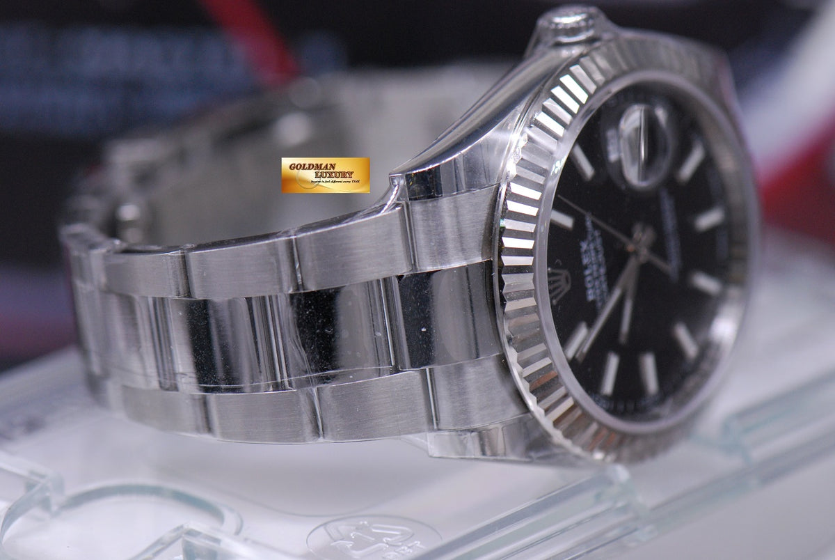 [SOLD] ROLEX OYSTER PERPETUAL DATEJUST 41 SS BLACK DIAL 126334 (NEW-UNWORN)
