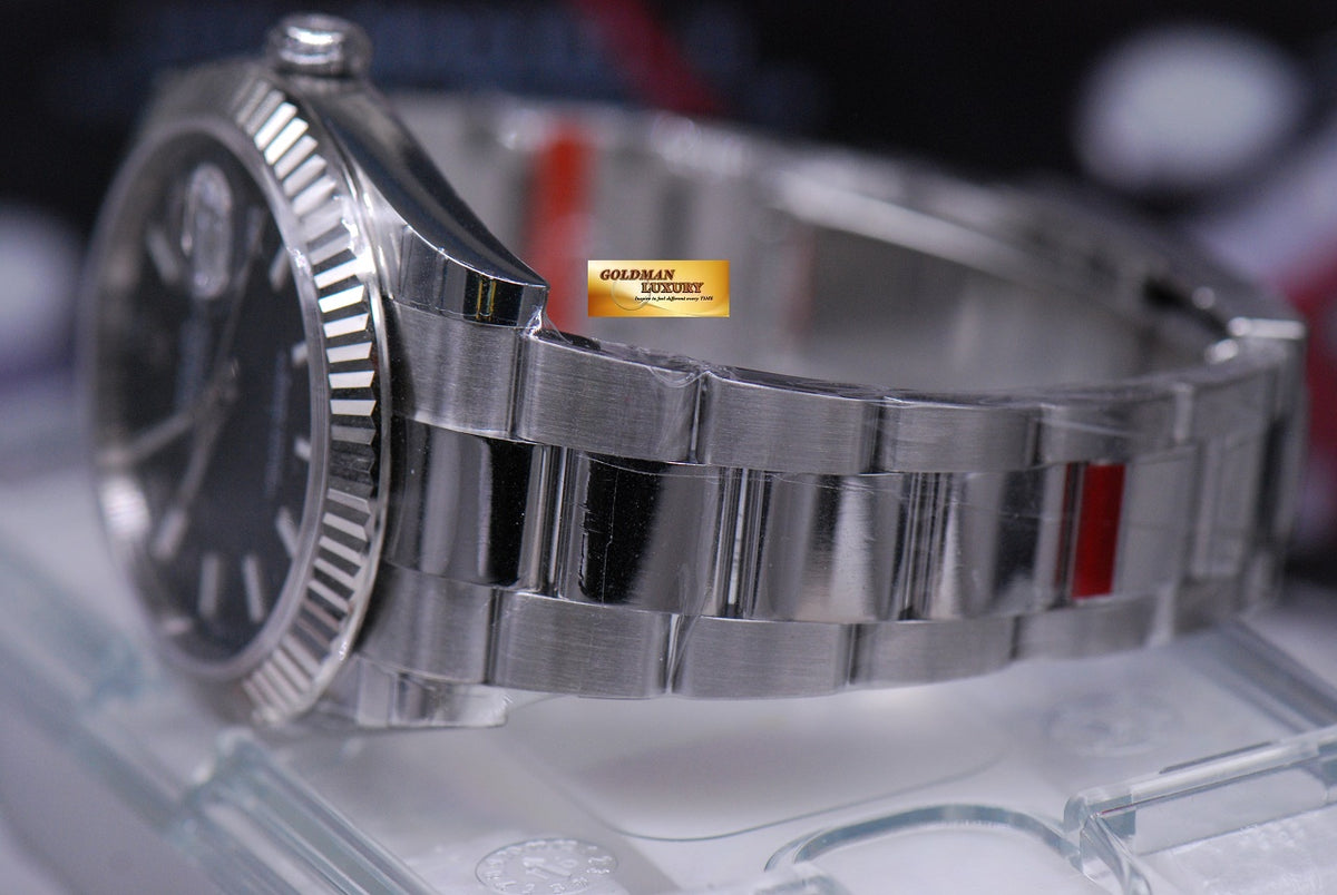 [SOLD] ROLEX OYSTER PERPETUAL DATEJUST 41 SS BLACK DIAL 126334 (NEW-UNWORN)