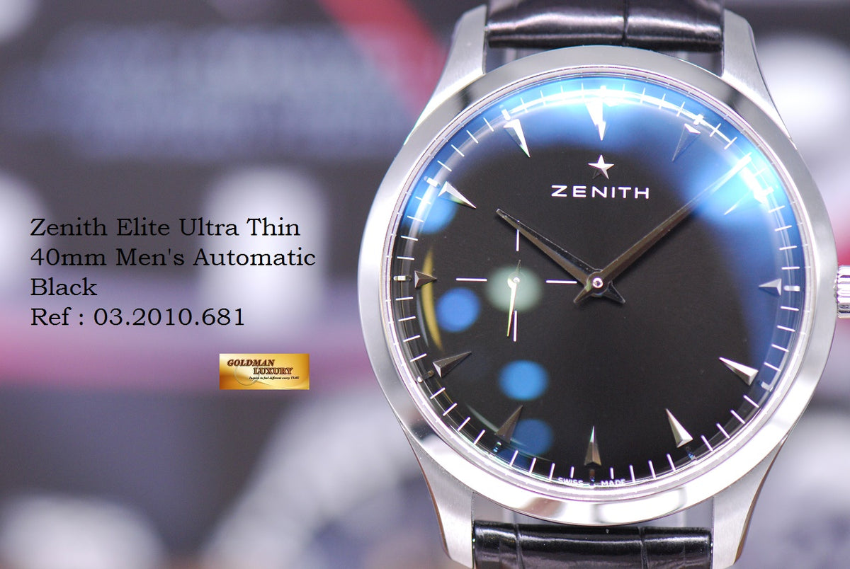 [SOLD] ZENITH ELITE MASTER CONTROL 40mm MEN’S AUTOMATIC Ref : 03.2010.681 (MINT)