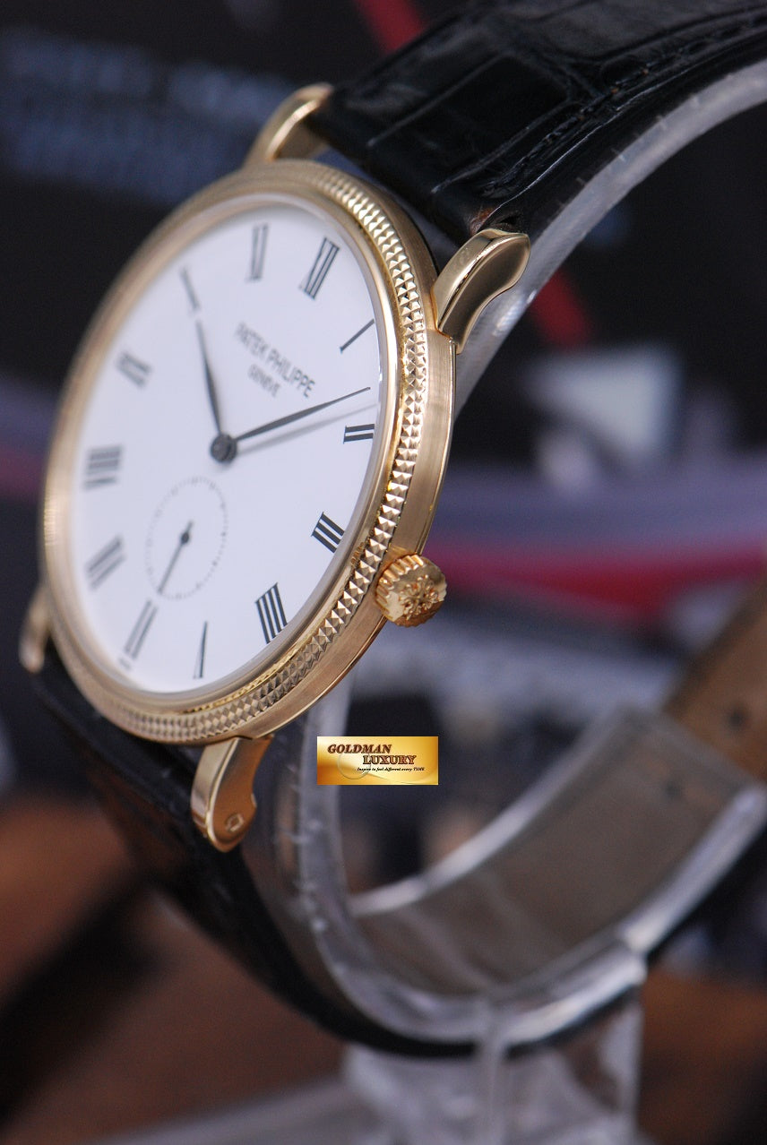 [SOLD] PATEK PHILIPPE CALATRAVA SMALL SECONDS. 18K YELLOW GOLD MANUAL WINDING 5119J (MINT)