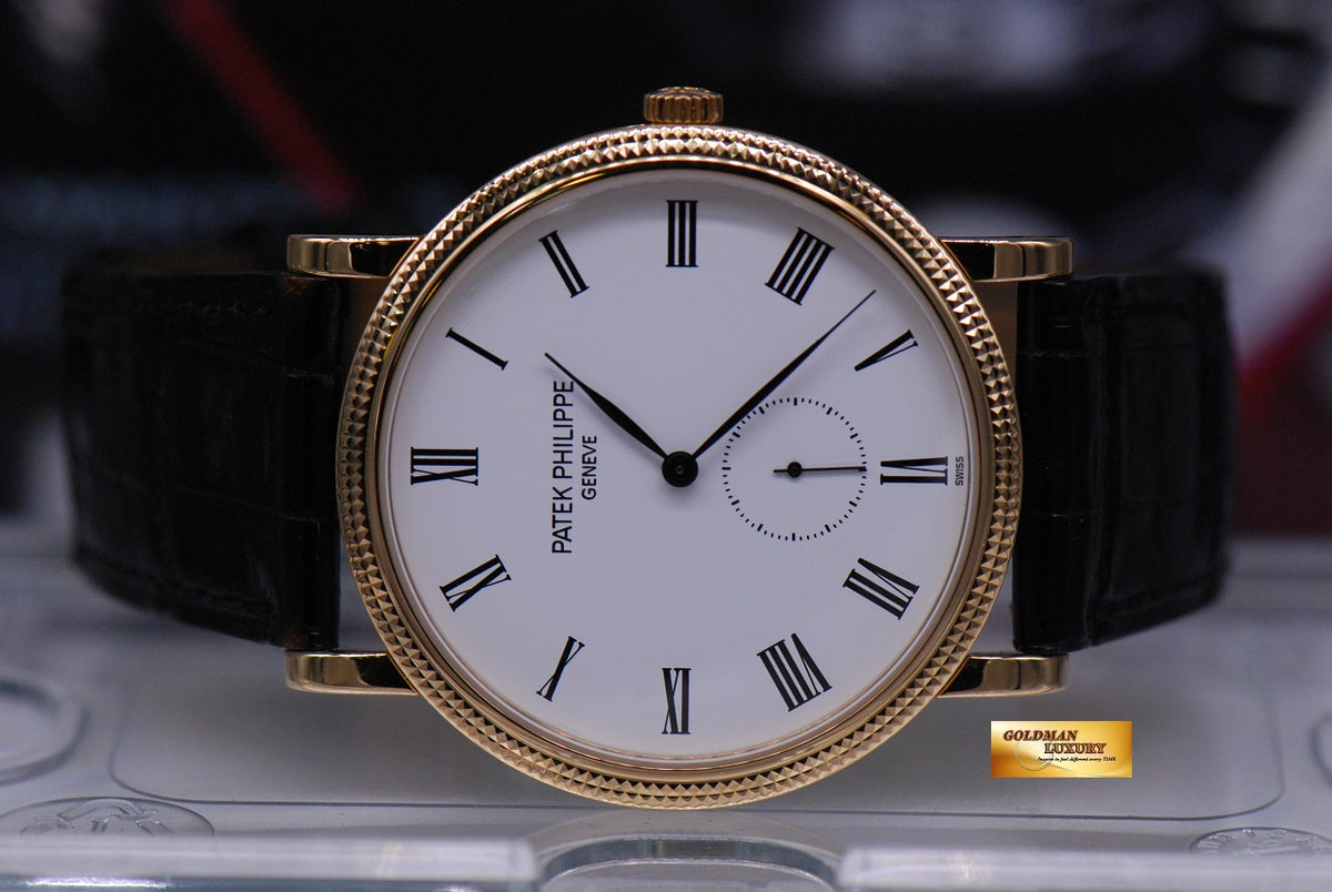 [SOLD] PATEK PHILIPPE CALATRAVA SMALL SECONDS. 18K YELLOW GOLD MANUAL WINDING 5119J (MINT)