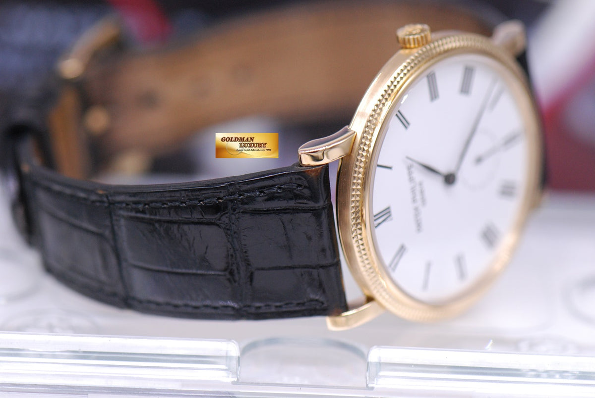 [SOLD] PATEK PHILIPPE CALATRAVA SMALL SECONDS. 18K YELLOW GOLD MANUAL WINDING 5119J (MINT)