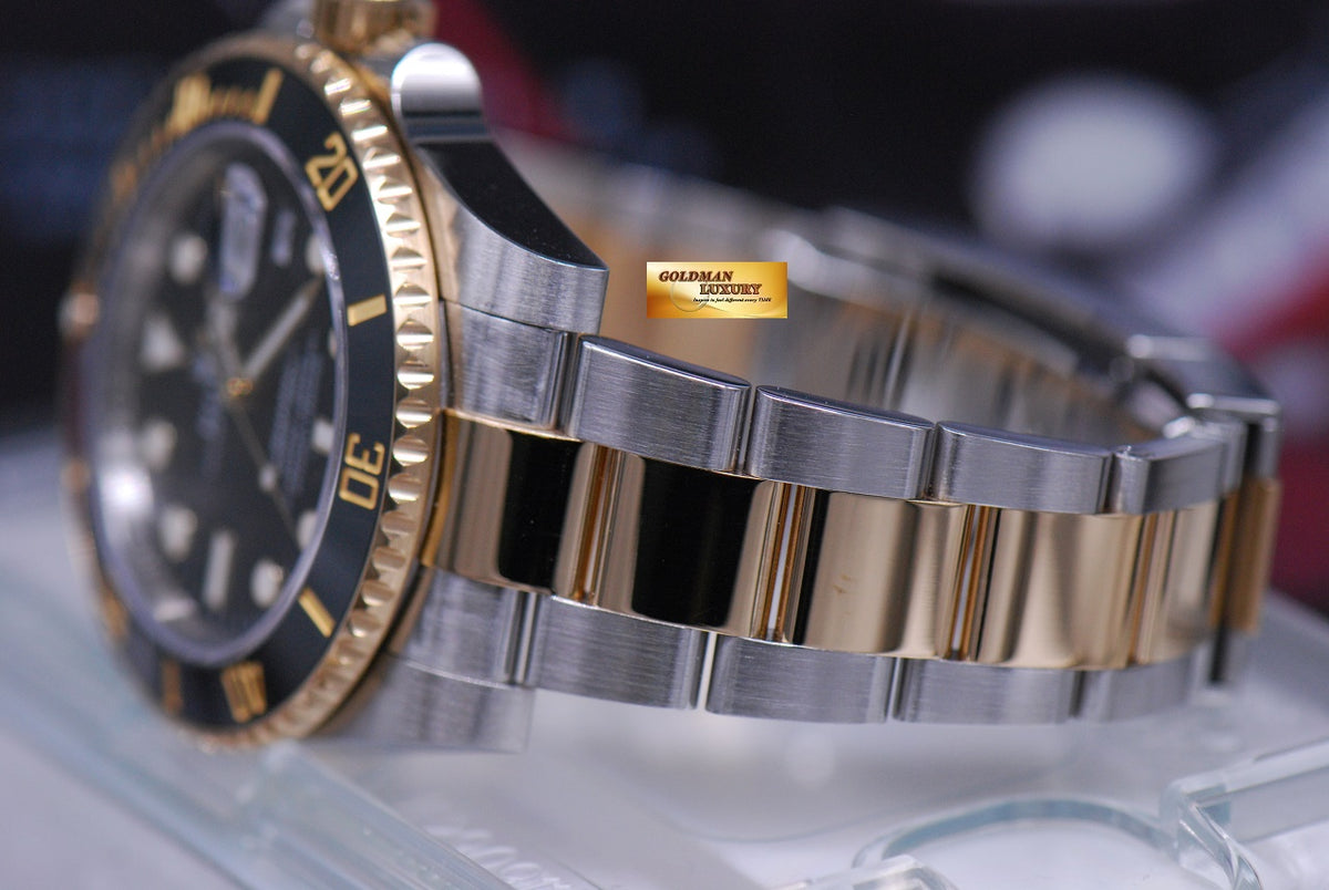 [SOLD] ROLEX OYSTER PERPETUAL SUBMARINER HALF-GOLD CERAMIC BEZEL 116613LN (MINT)