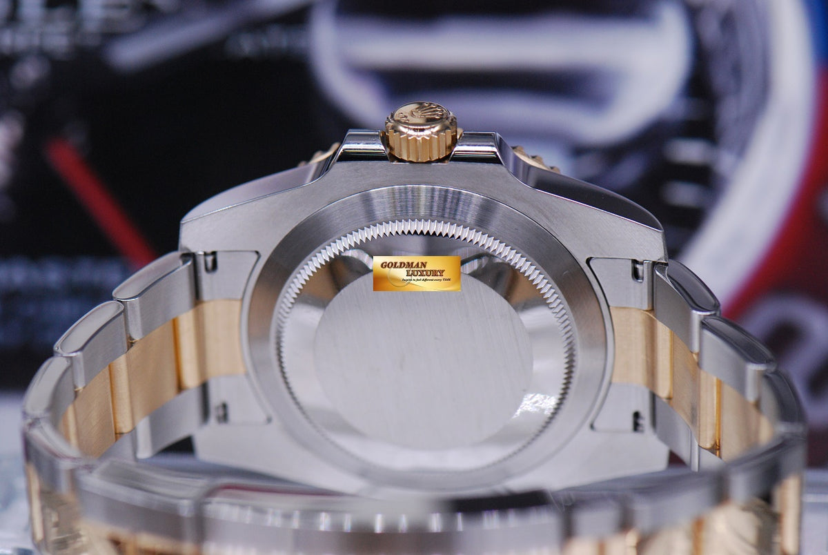 [SOLD] ROLEX OYSTER PERPETUAL SUBMARINER HALF-GOLD CERAMIC BEZEL 116613LN (MINT)
