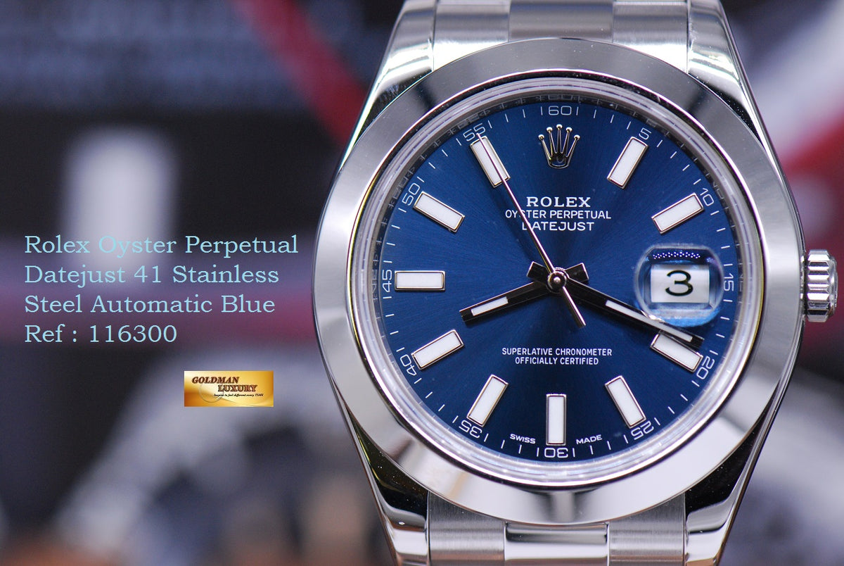 [SOLD] ROLEX OYSTER PERPETUAL DATEJUST II 41mm GREY DIAL 116300 (LNIB)