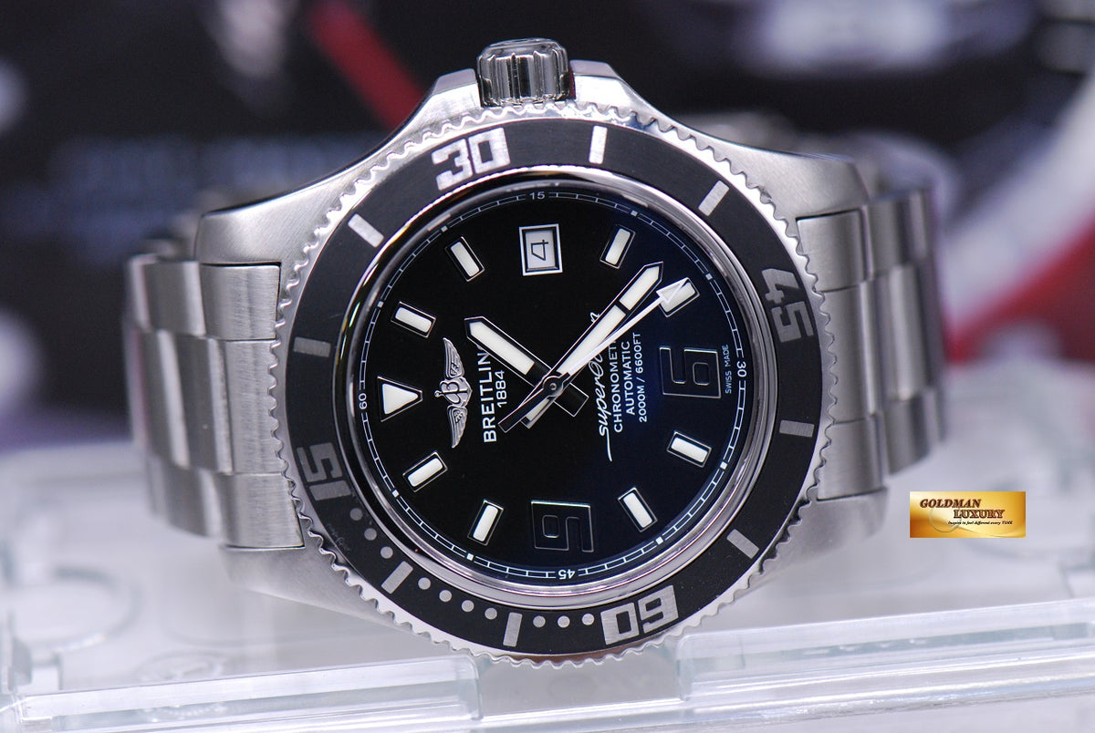 [SOLD] BREITLING SUPEROCEAN 44mm STEEL AUTOMATIC (LNIB)