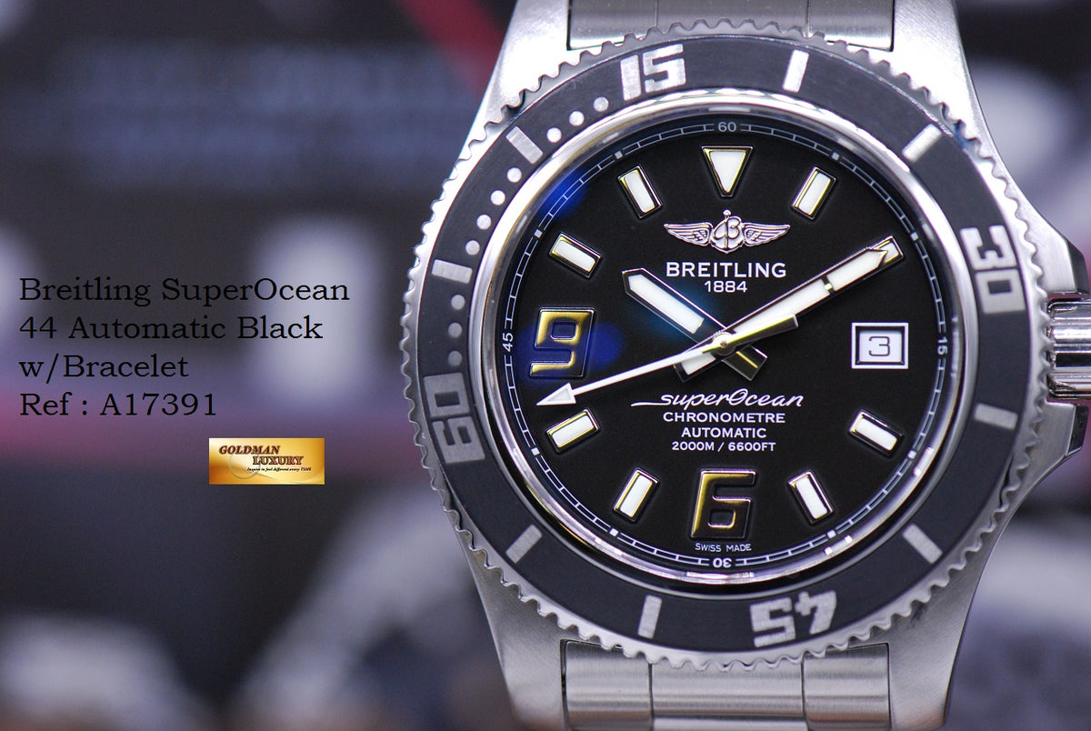 [SOLD] BREITLING SUPEROCEAN 44mm STEEL AUTOMATIC (LNIB)