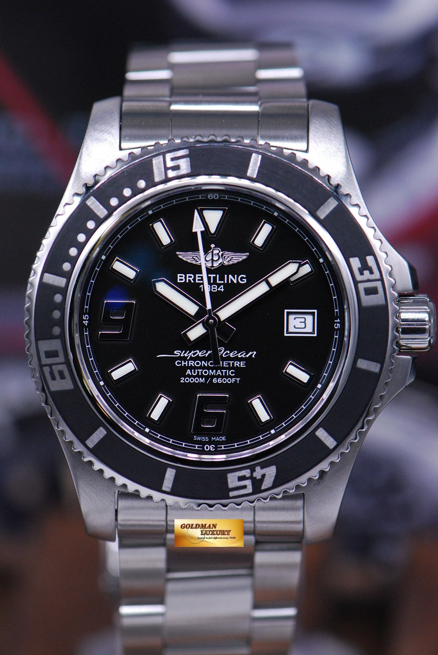 [SOLD] BREITLING SUPEROCEAN 44mm STEEL AUTOMATIC (LNIB)
