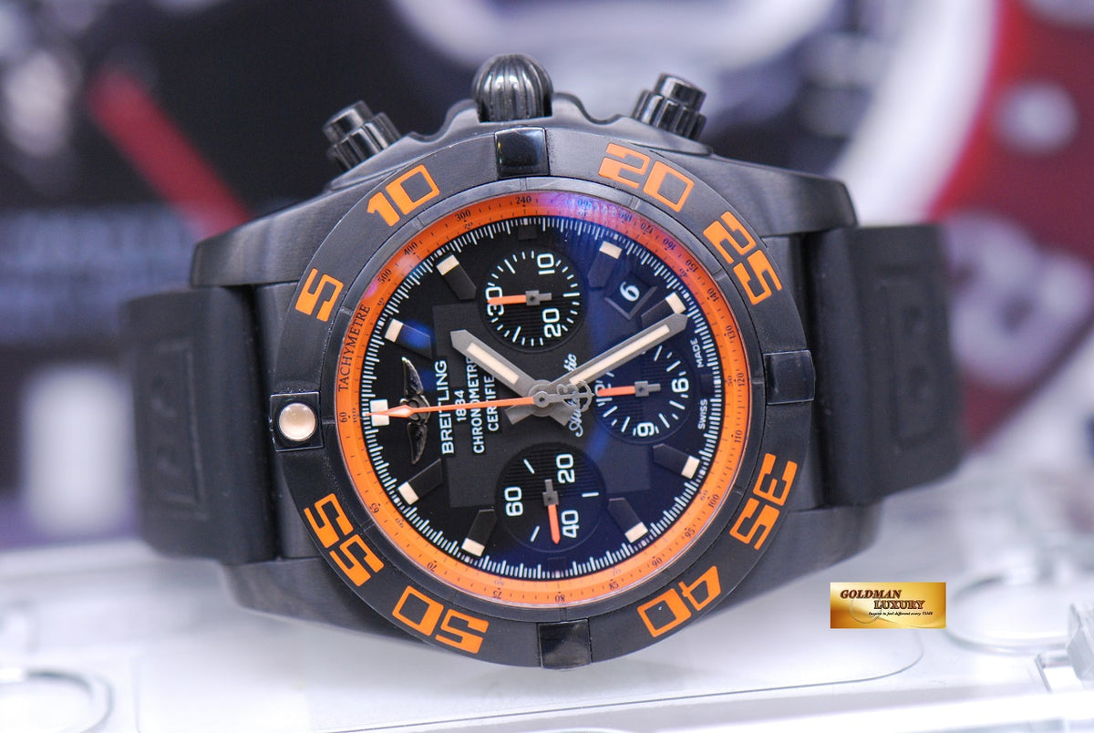 [SOLD] BREITLING CHRONOMAT 44 RAVEN BLACKSTEEL CHRONOGRAPH AUTOMATIC MB0111 (LNIB)