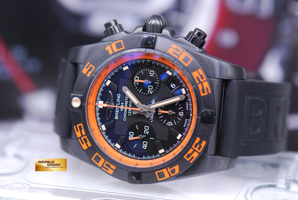 [SOLD] BREITLING CHRONOMAT 44 RAVEN BLACKSTEEL CHRONOGRAPH AUTOMATIC MB0111 (LNIB)